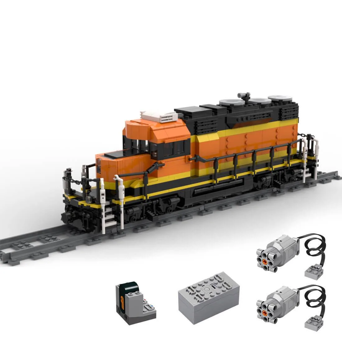 ZITIANYOUBUILD ZITIANYOUBUILD MOC-66357 SD28P Locomotive 1233PCS Educational Building Set — product photo