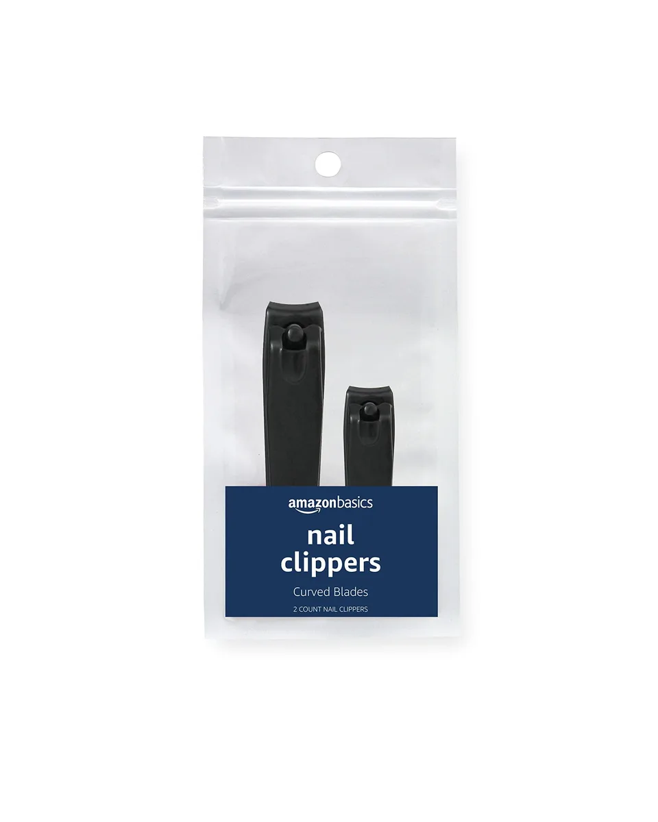  Generic Toenail &amp; Fingernail Clipper Set, Black, 2 Count — product photo