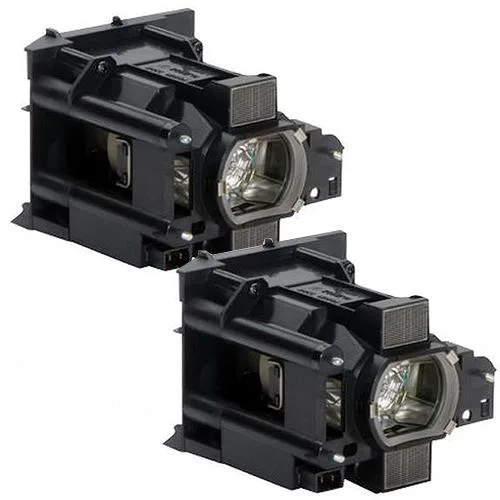 Two new DLP projector lamps in plastic housing