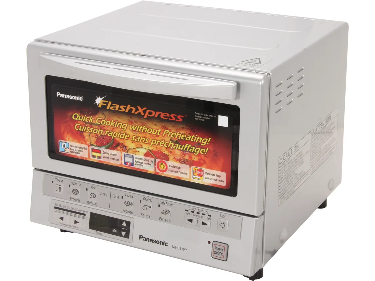 Panasonic Panasonic NB-G110P FlashXpress Toaster Oven, Silver — product photo