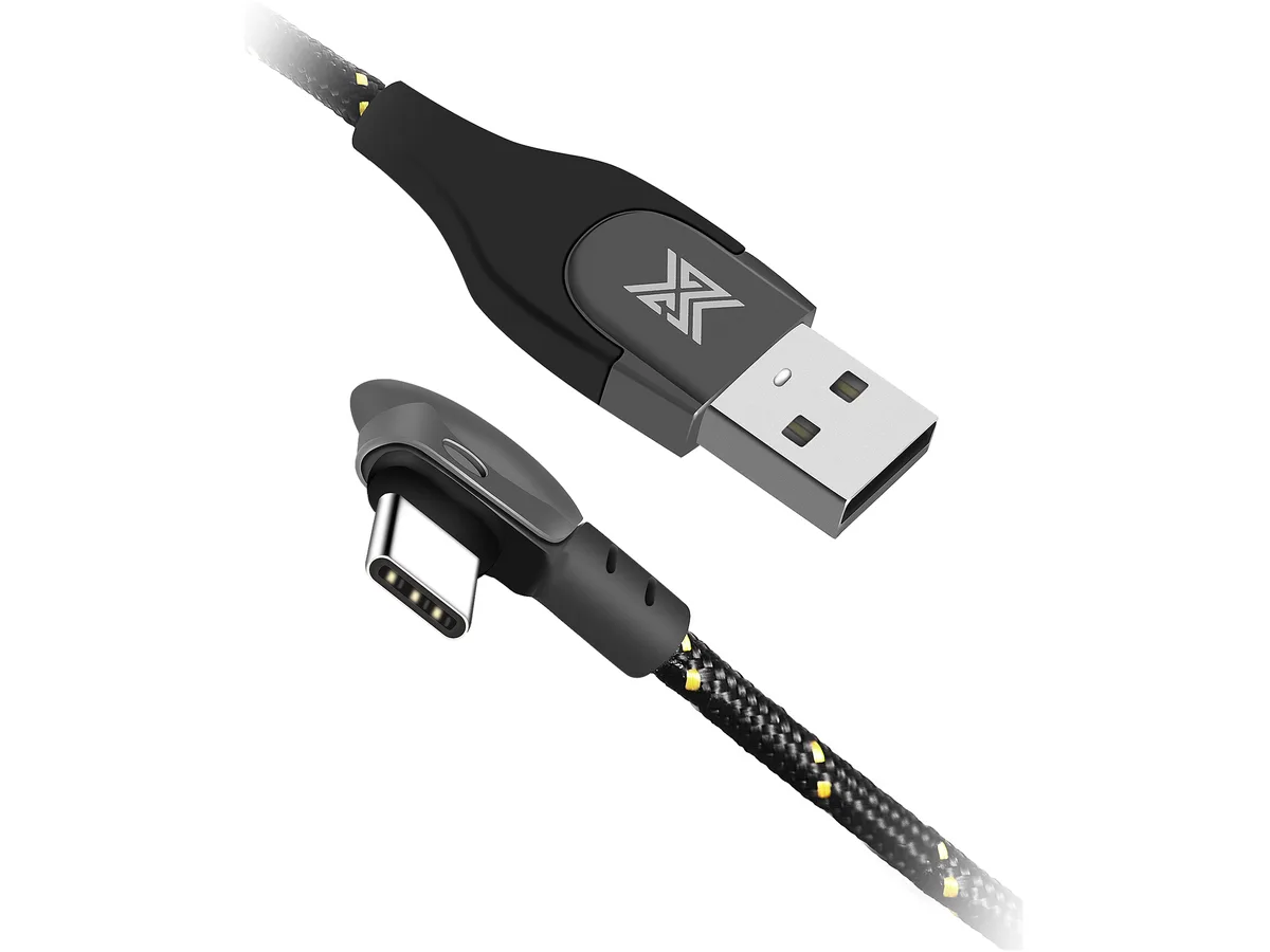 Mobile Gaming Corps Mobile Gaming Corps UNV-ACC501 2.5 m USB-C 90° braided cable handheld gaming accessory — product photo