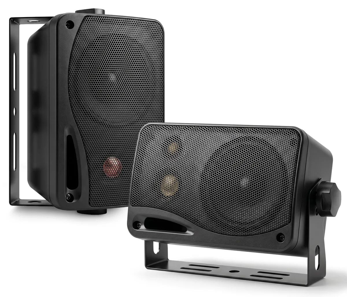  Gemini ARIA926DW 2022SX 3-Way Mini Box Speaker Pair 3.25" Woofer 1.75" Midrange 1" Tweeter 200W — product photo