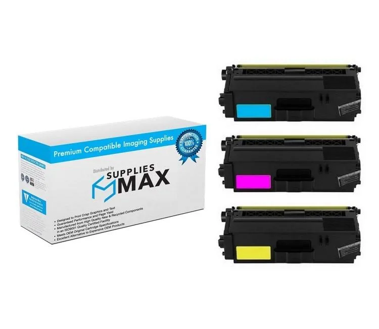 SuppliesMax SuppliesMax TN-339CMY High Yield Toner Cartridge Combo Pack (C/M/Y) 6000 Pages — product photo