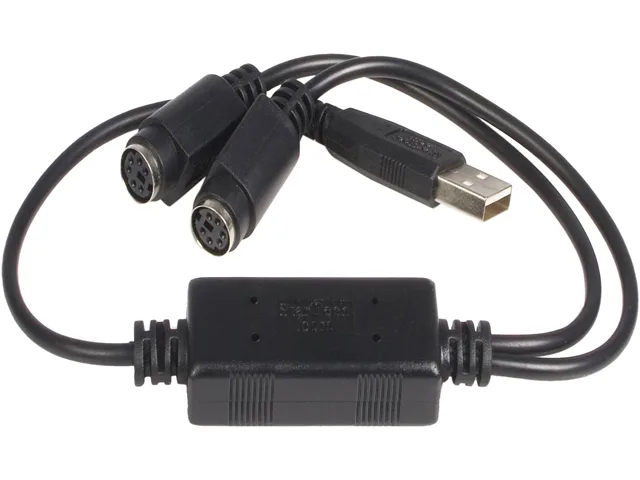 STARTECH STARTECH USBPS2PC USB to PS/2 Adapter 0.5 ft — product photo
