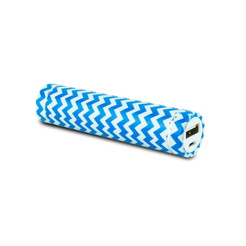 instaCharge 3000mAh portable charger chevron pattern