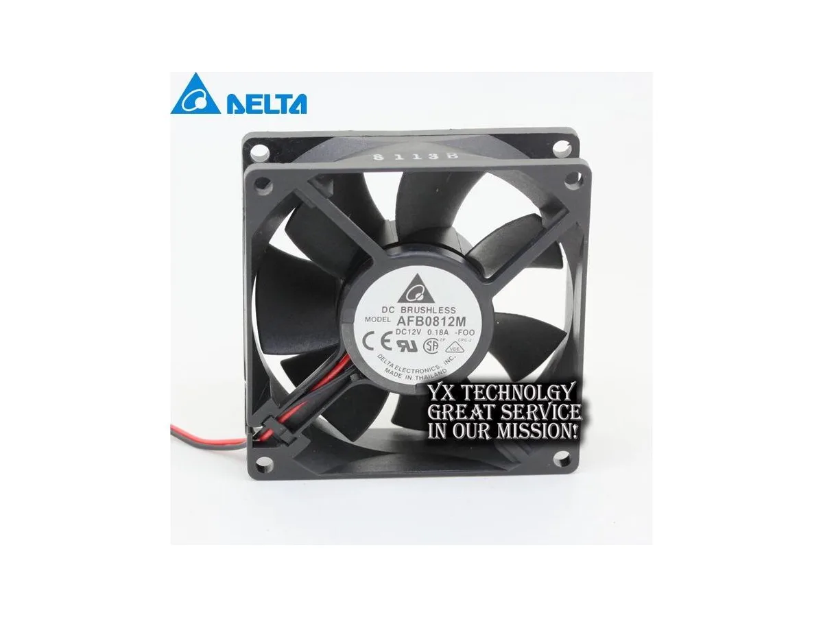 Fans Fans AFB0812M 12V 80x80x25mm double ball bearing case fan — product photo