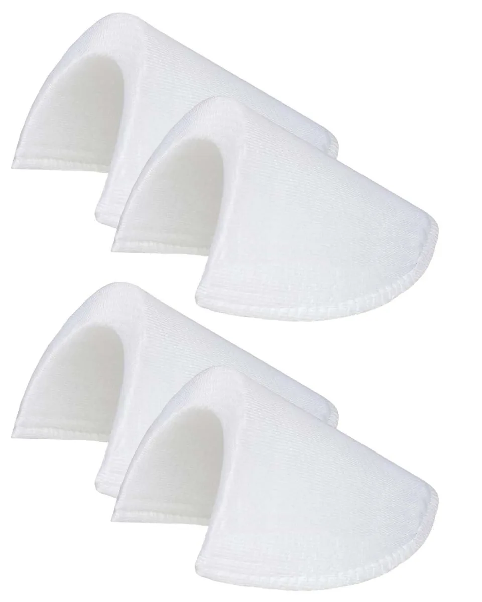 Two pairs of royal blue 3.5cm thick shoulder pads