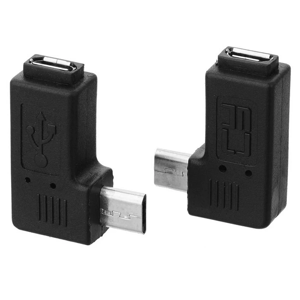 Fervit Fervit Micro USB 2.0 90 Degree Left Right Angled Male Female Adapter — product photo