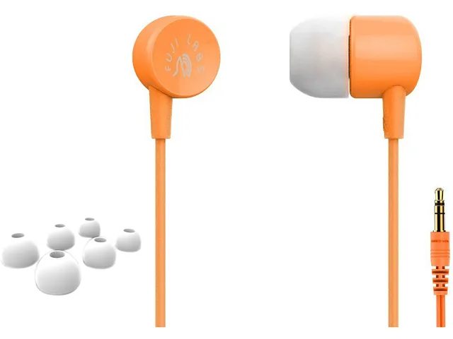 Fuji Labs Fuji Labs AUFJ-SQWMS101OR In-Ear Headphones Orange — product photo