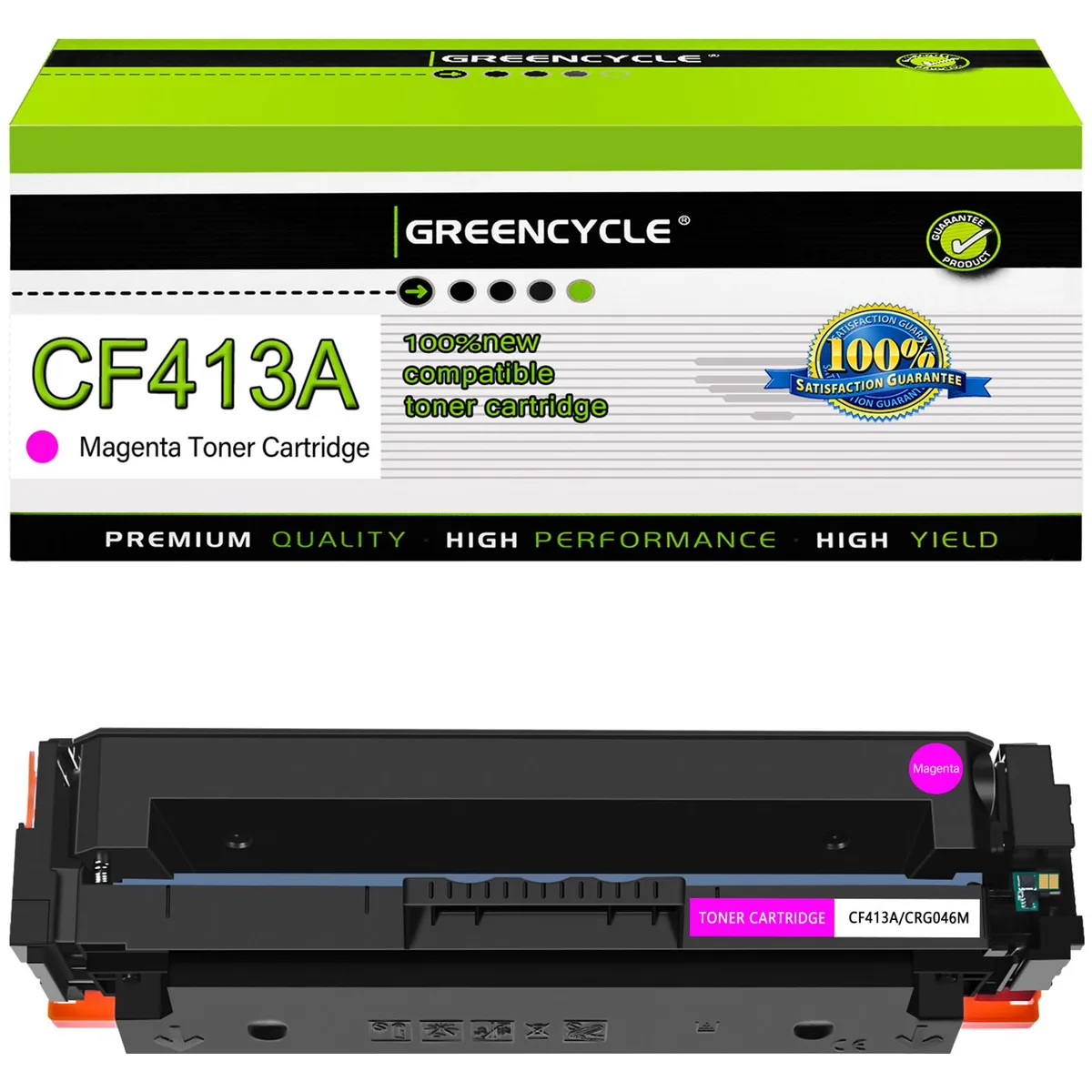 GREENCYCLE GREENCYCLE CF413A 410A Magenta Toner Cartridge 2300 pages — product photo