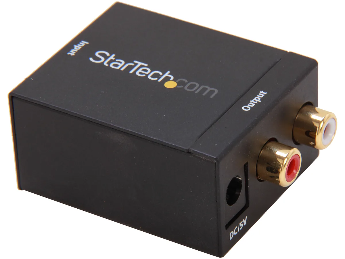 STARTECH STARTECH SPDIF2AA Audio Video Converter Digital Coaxial Toslink to Stereo RCA — product photo