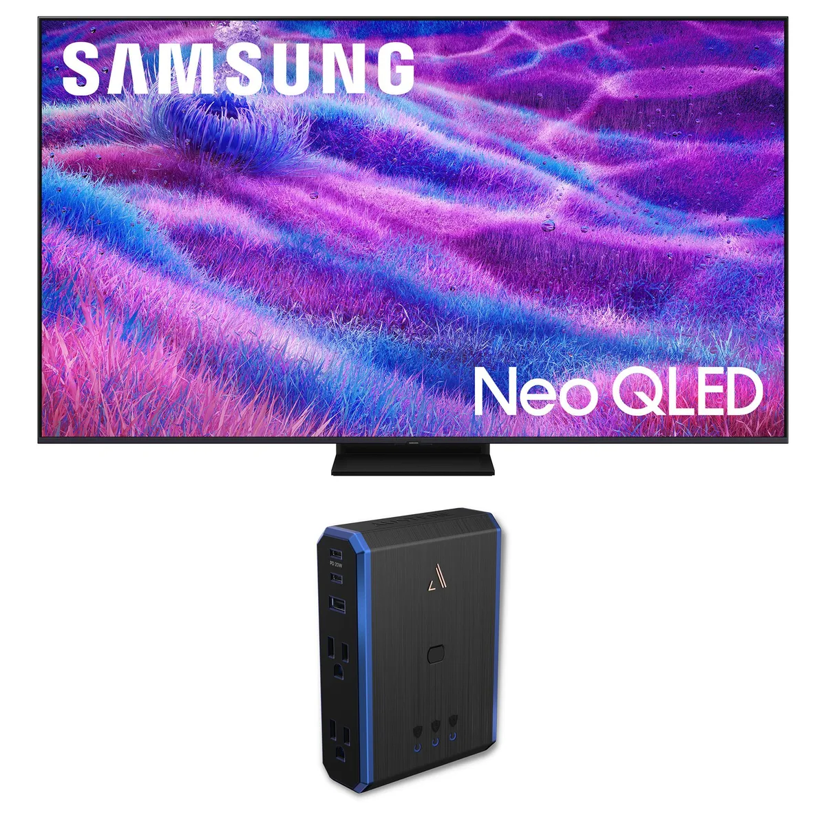 SAMSUNG SAMSUNG QN55QN80FAFXZA 55" Neo QLED QN80F 4K 120Hz TV with Austere 5S-PS4-US1 Power (2025) — product photo