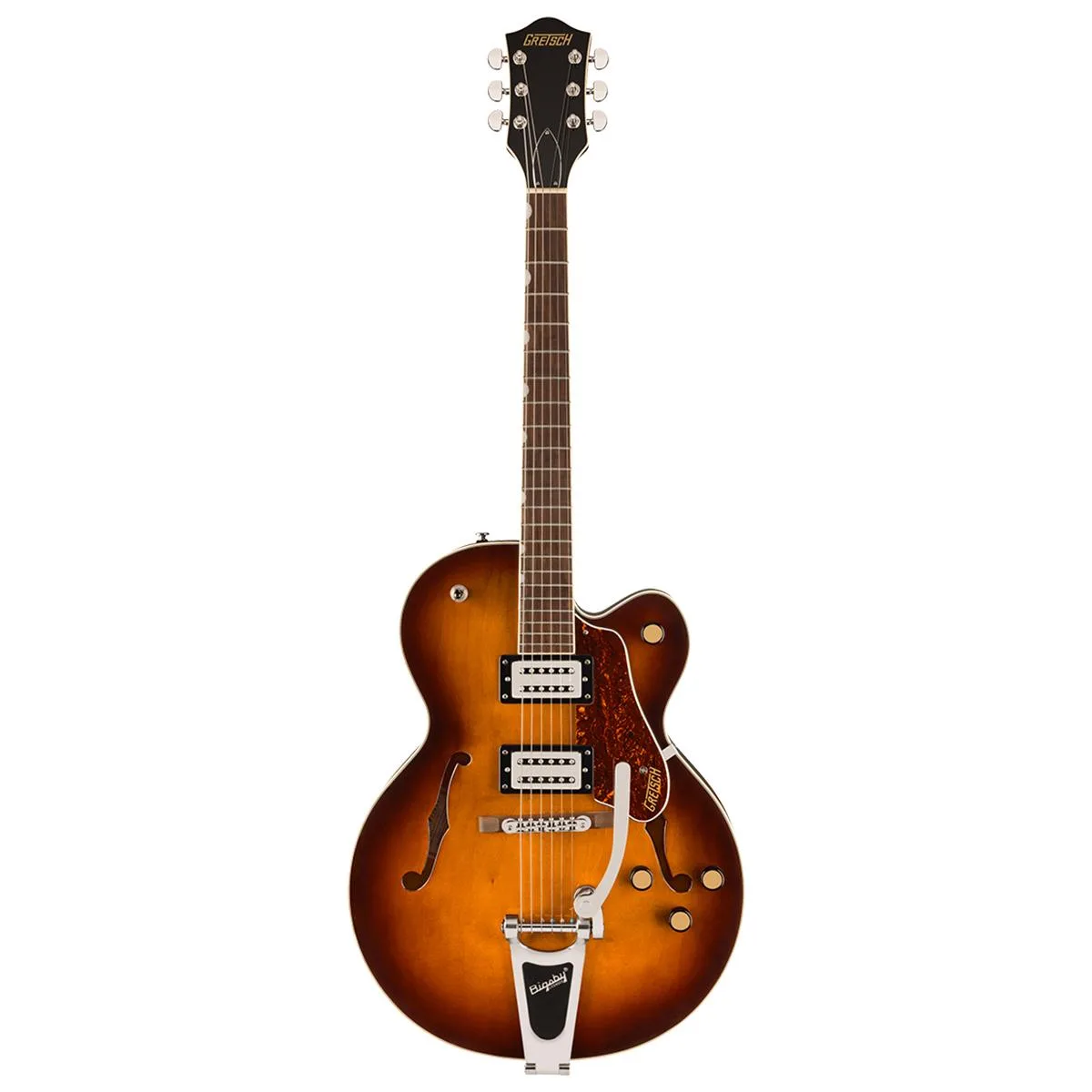 Gretsch Gretsch G2420T Streamliner Hollow Body with Bigsby Electric Guitar, Robusto Burst — product photo