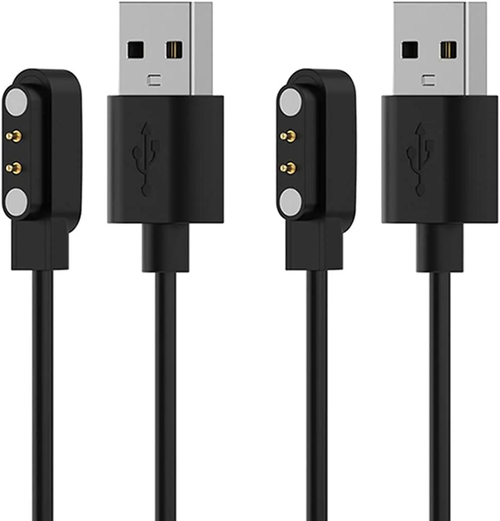 Luisport Luisport Magnetic Charging Cable 2-Pack 3.3ft for VeryFit IDW13-26 ID205L ID206 ID208 — product photo