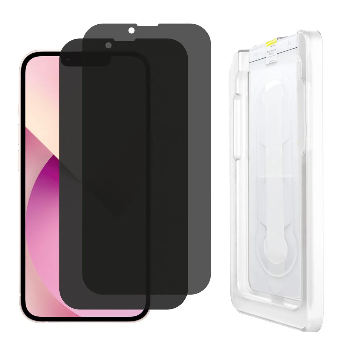 Amzer Amzer Privacy Tempered Glass Screen Protector iPhone 13/13 Pro 2-Pack — product photo