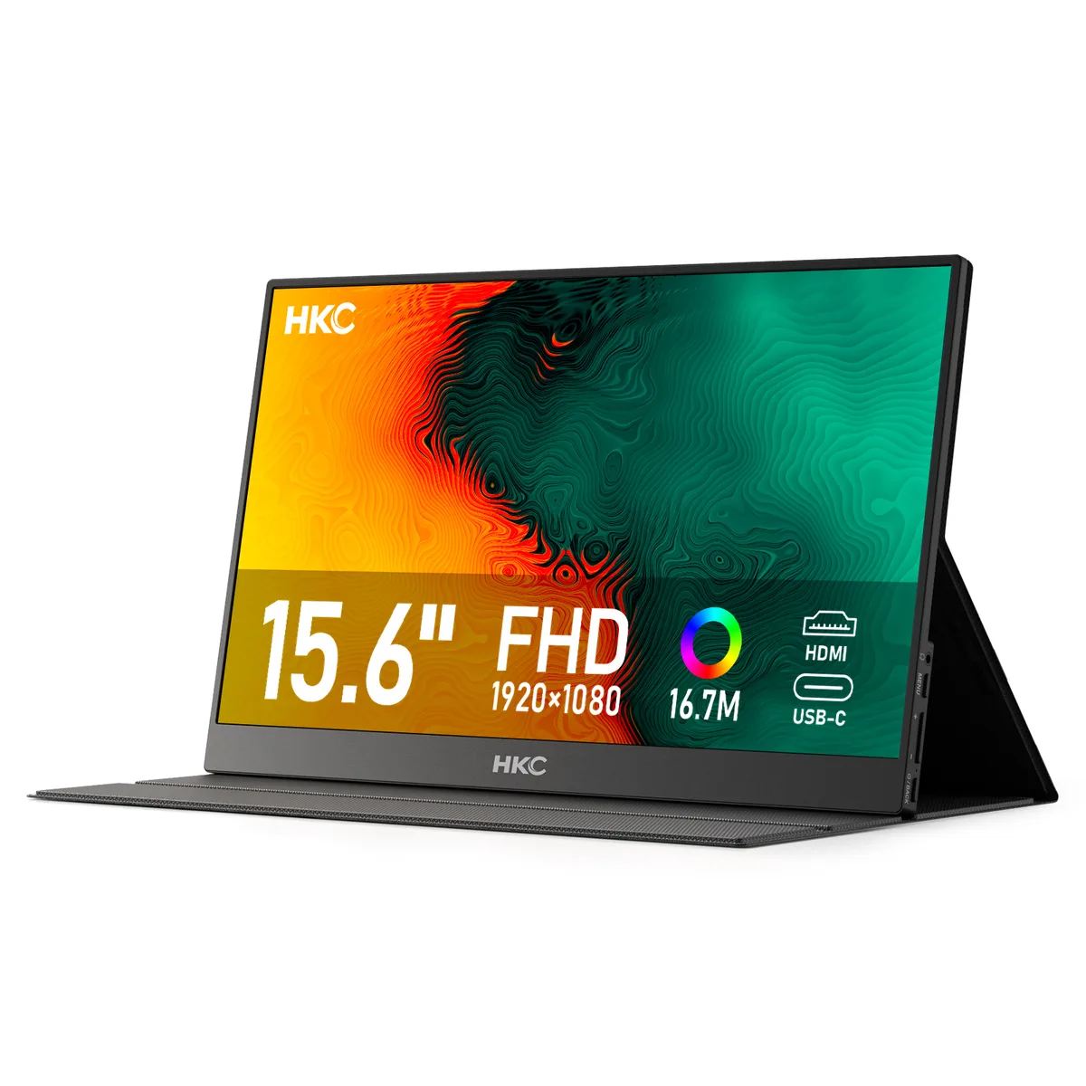 HKC HKC V16 15.6" FHD 60Hz IPS USB-C portable monitor — product photo