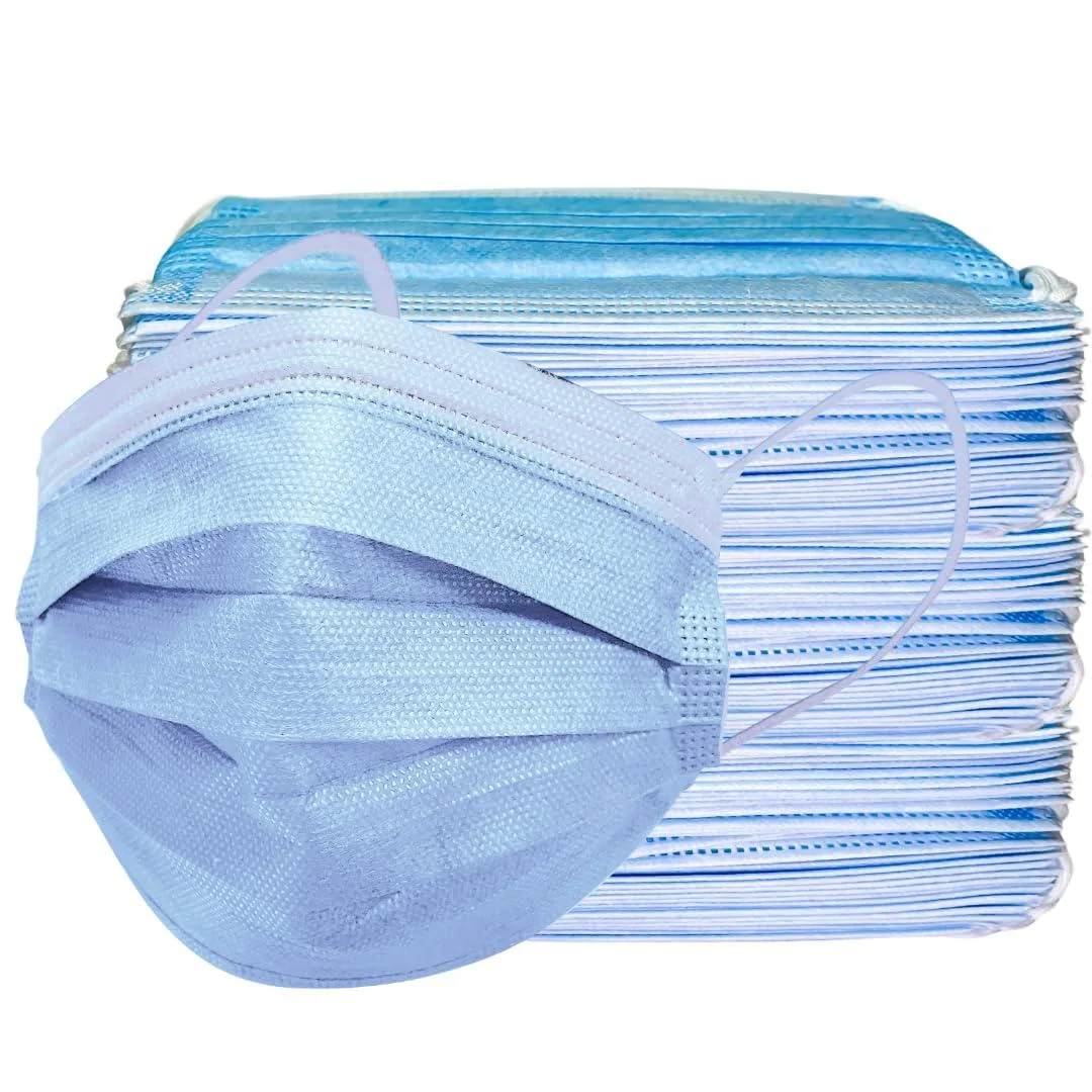  A-Trend Deals Disposable Face Masks 100 Pack Blue — product photo