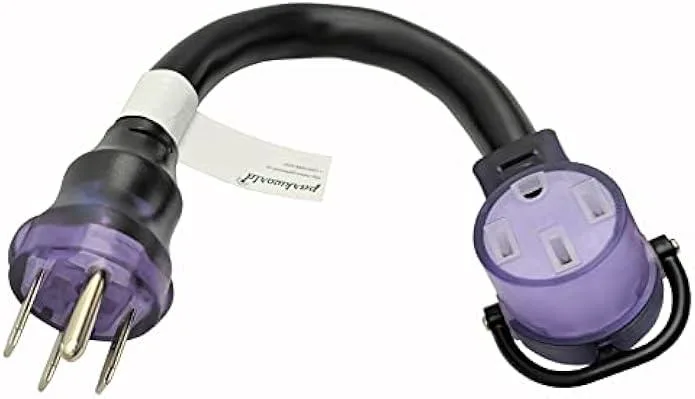 TAURKENAM TAURKENAM NEMA 14-50P to 14-50R Power Adapter 1.5FT — product photo