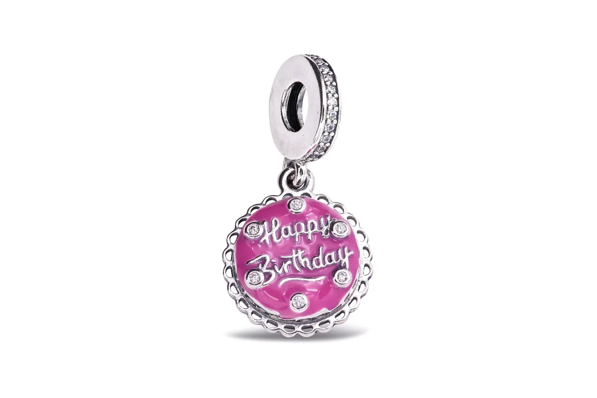 PANDORA PANDORA Pink Birthday Cake Dangle Charm Bracelet — product photo