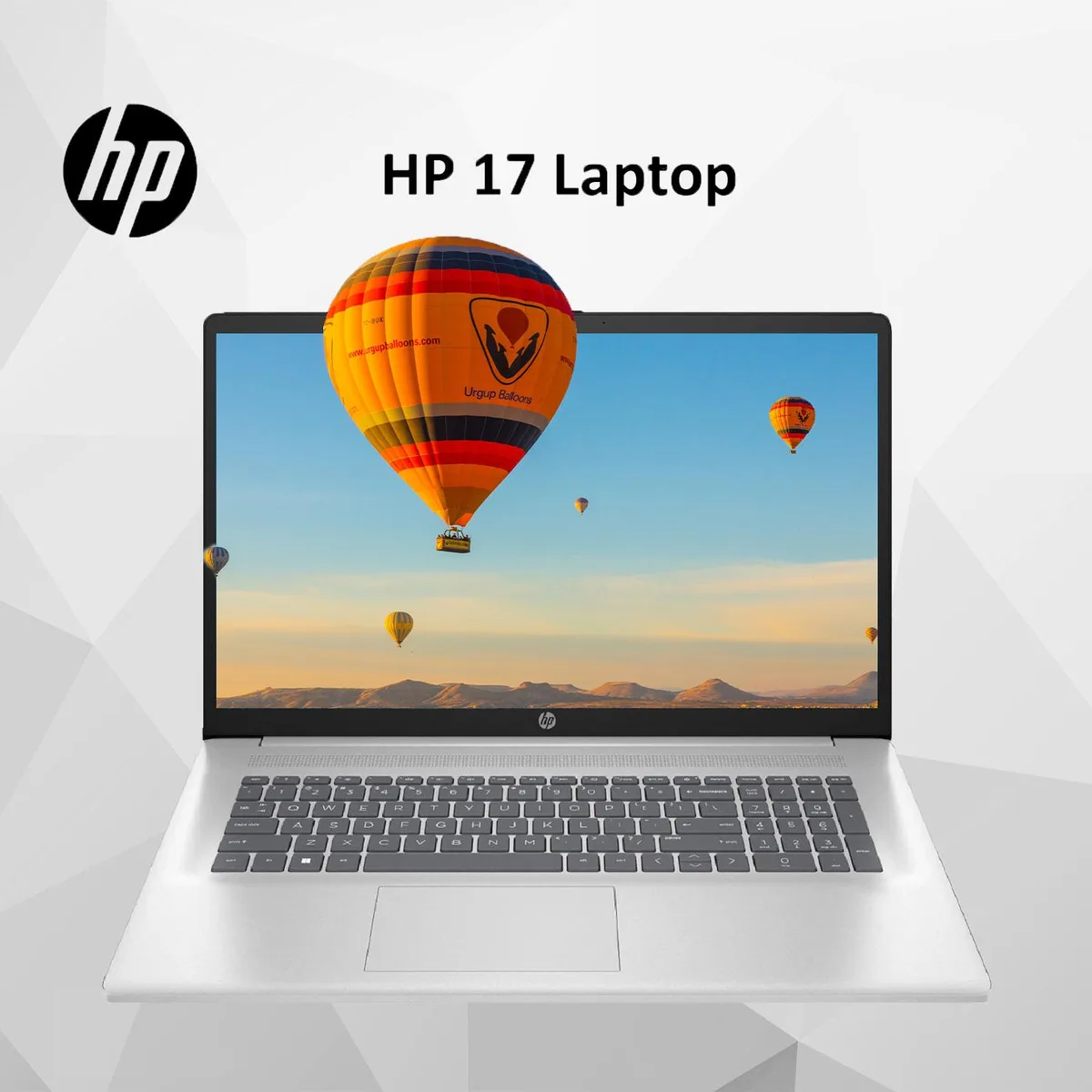 HP HP Essential 17-cn2083dx laptop 17.3" FHD 16GB 512GB i3-1215U Silver — product photo
