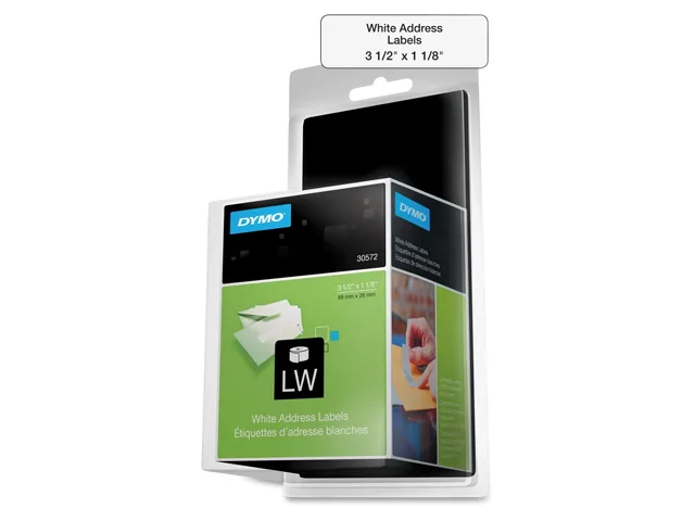 DYMO DYMO 30572 LabelWriter Address Labels 1.12" x 3.50" 260/roll 2 rolls pos accessory — product photo