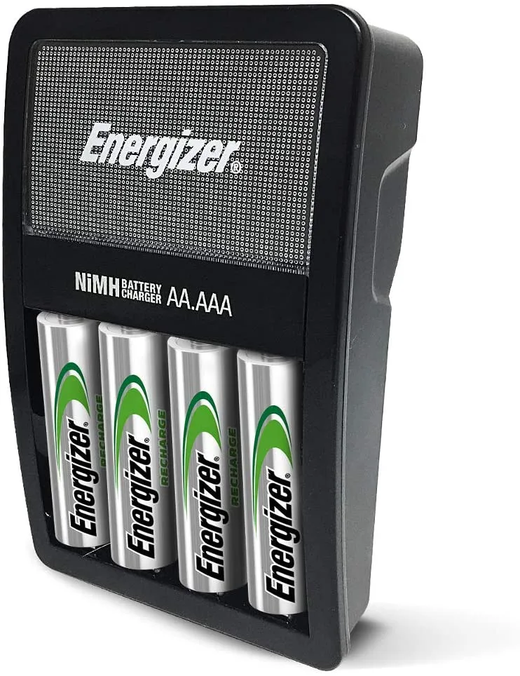 ENERGIZER ENERGIZER Recharge Value Charger with 4 AA NiMH Batteries — product photo