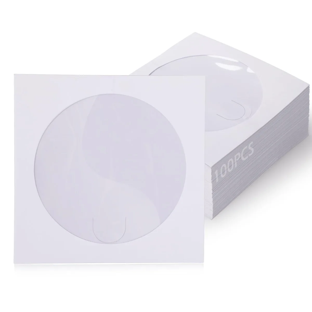  Fender XF6100W CD/DVD Sleeve Cases 100 Pack — product photo