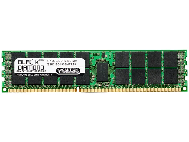 Black Diamond Memory Black Diamond Memory BD16G1333MTR23 16GB DDR3 1333 ECC Registered server RAM — product photo