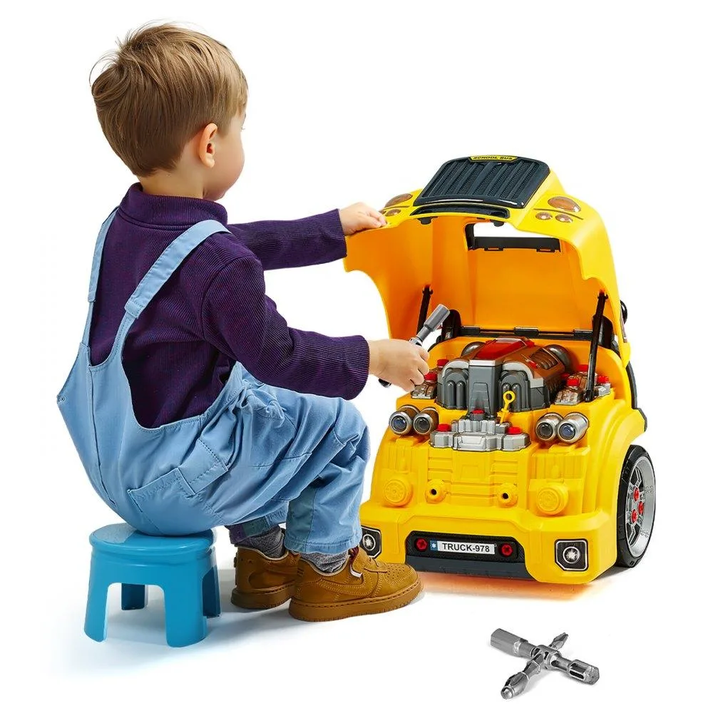 VEVOR VEVOR Kids Mechanic Car Repair Set 60 Pieces Yellow — product photo