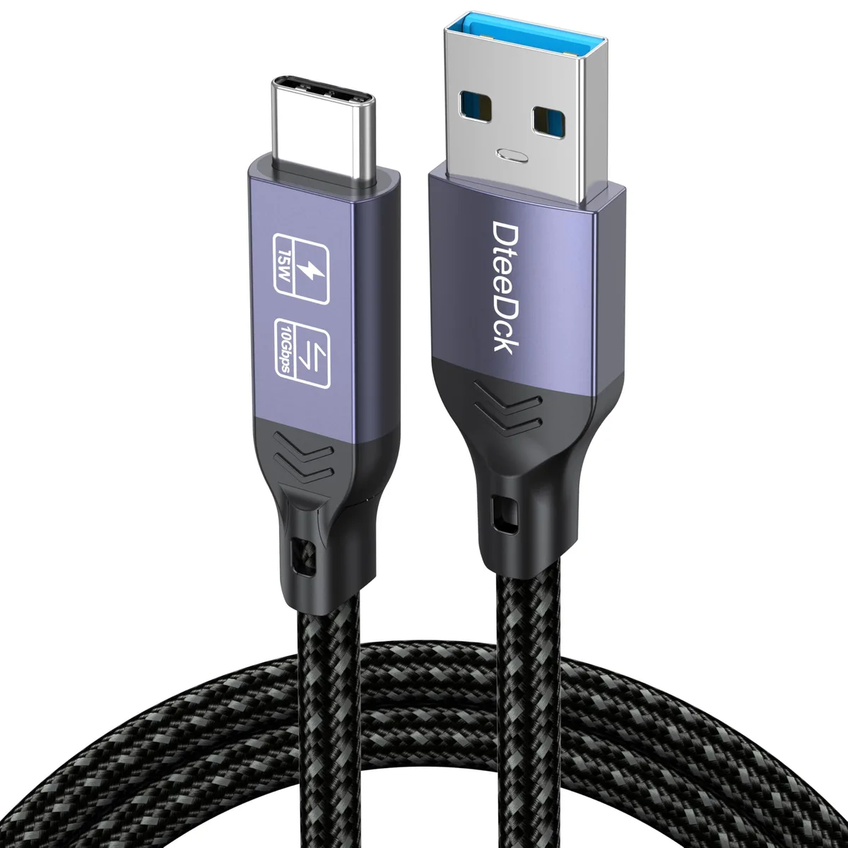 No Sew No Sew USB 3.2 Gen 2 Cable 3 ft Grey S22 BK82-09 — product photo