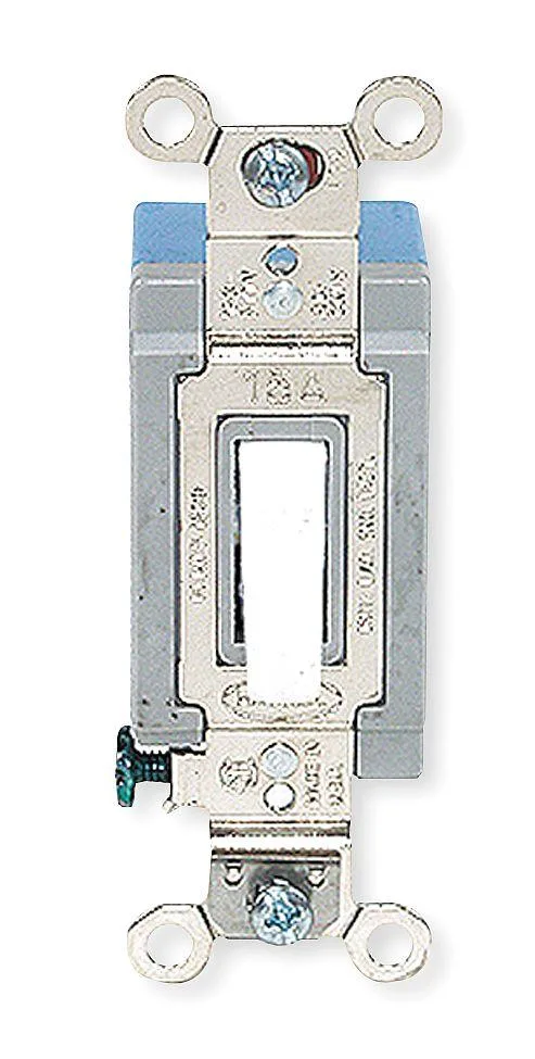 Hubbell Incorporated Hubbell Incorporated HBL1201W toggle dimmer switch 15 A 120/277 V white — product photo