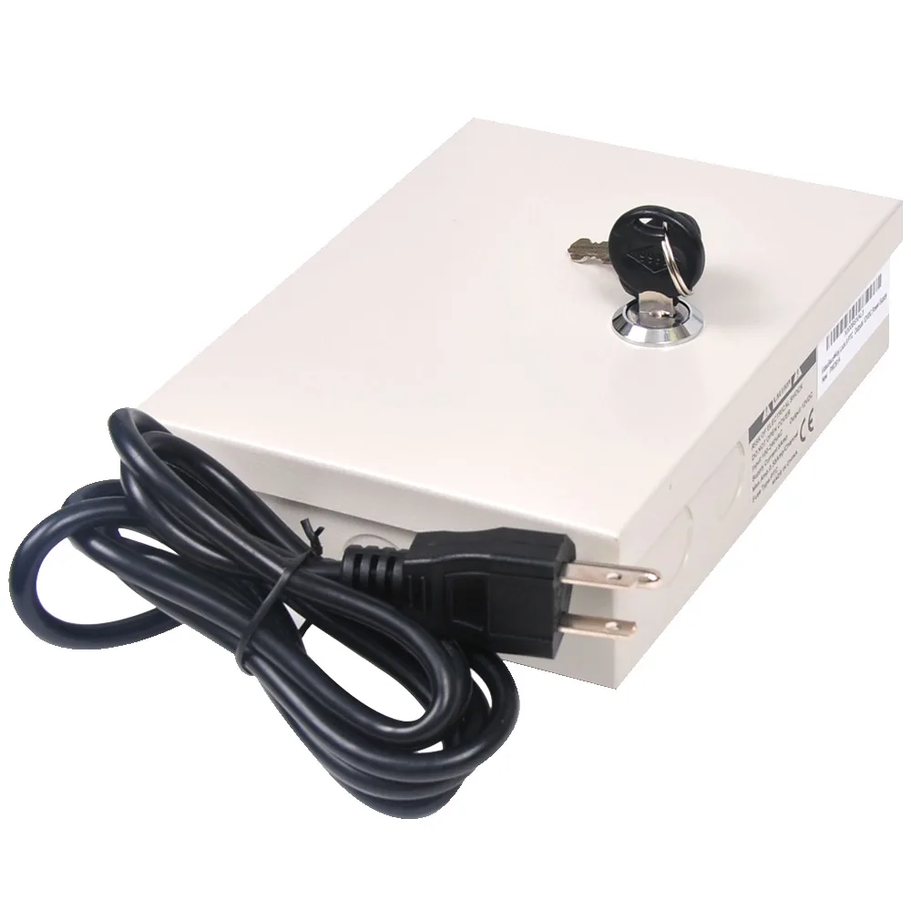 VideoSecu VideoSecu PWD91A-N1 9 Channel 12V DC CCTV Power Supply Box with Key Lock — product photo