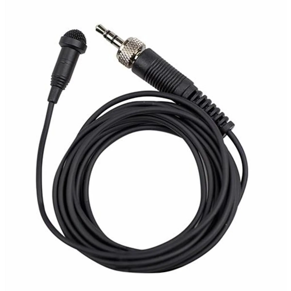 TASCAM TASCAM TM-10L Omnidirectional Lavalier Microphone with Screw Lock Connector, Black — product photo