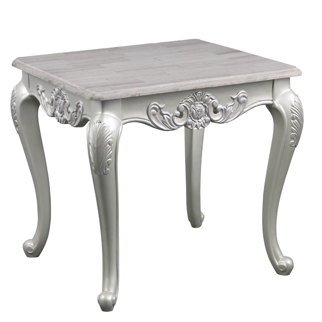 tuphen tuphen Melrose Silver Wood Occasional Table 27.3"L x 26"W x 23.3"H — product photo