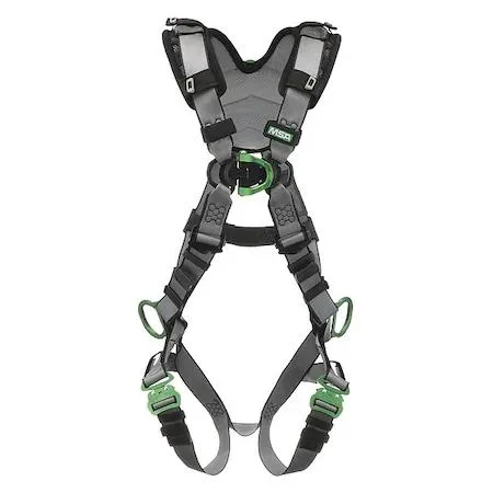 MSA MSA 10194865 V-FIT Full Body Harness Vest XL Gray — product photo