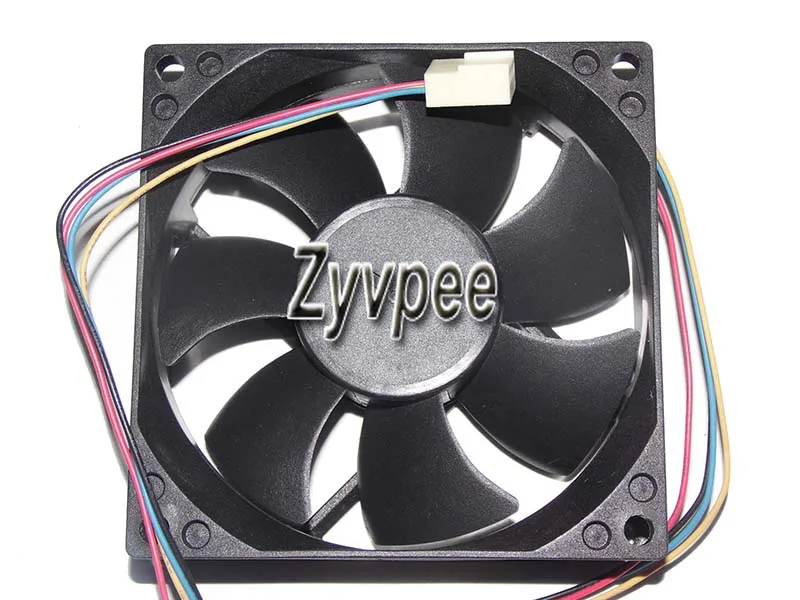 Zyvpee Zyvpee DS08025R12UP048 8025 12V .35A 4 Pin case fan — product photo