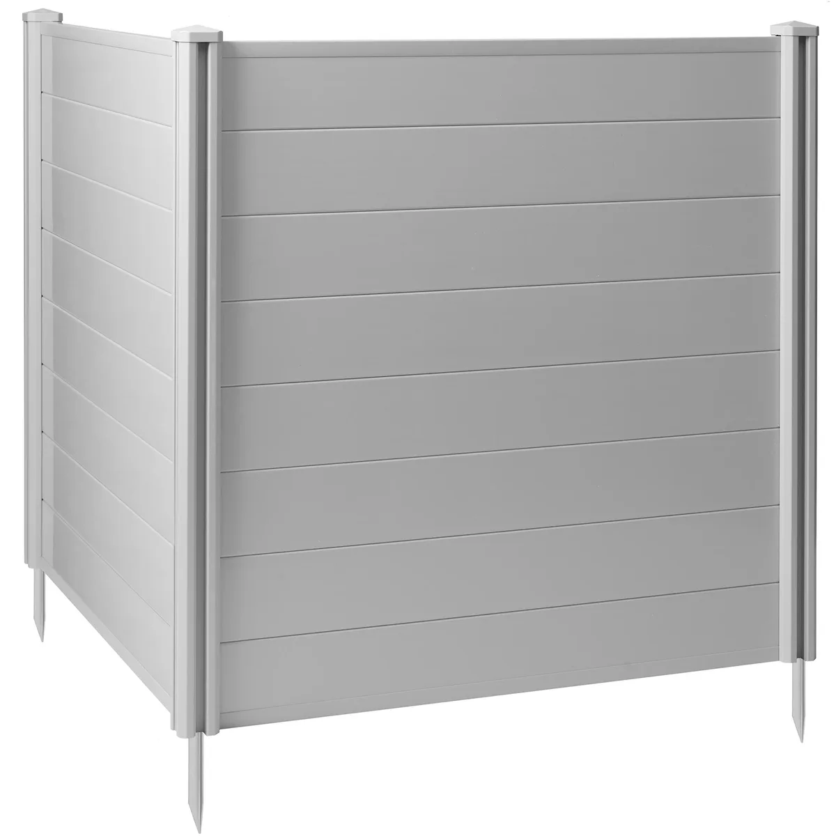 Casafield Casafield 48" x 48" Gray Vinyl Privacy Fencing — product photo
