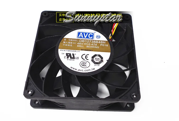 OEM Industries OEM Industries DB12738B48H P018 48V 0.47A 4-pin 120mm ball-bearing fan — product photo