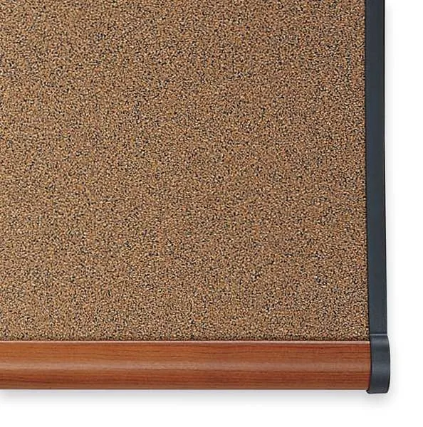 Quartet Quartet B247LC Bulletin Board 72 x 48 Cherry Frame — product photo
