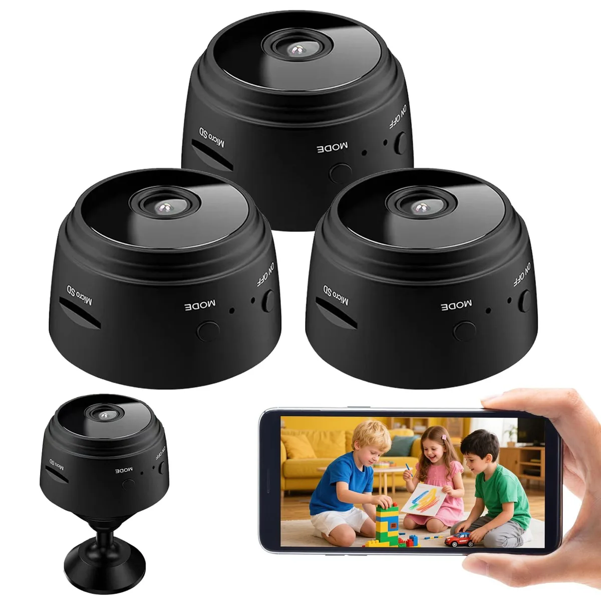 Clover A9 Wireless Surveillance 1080p 150° 120min 128GB — product photo