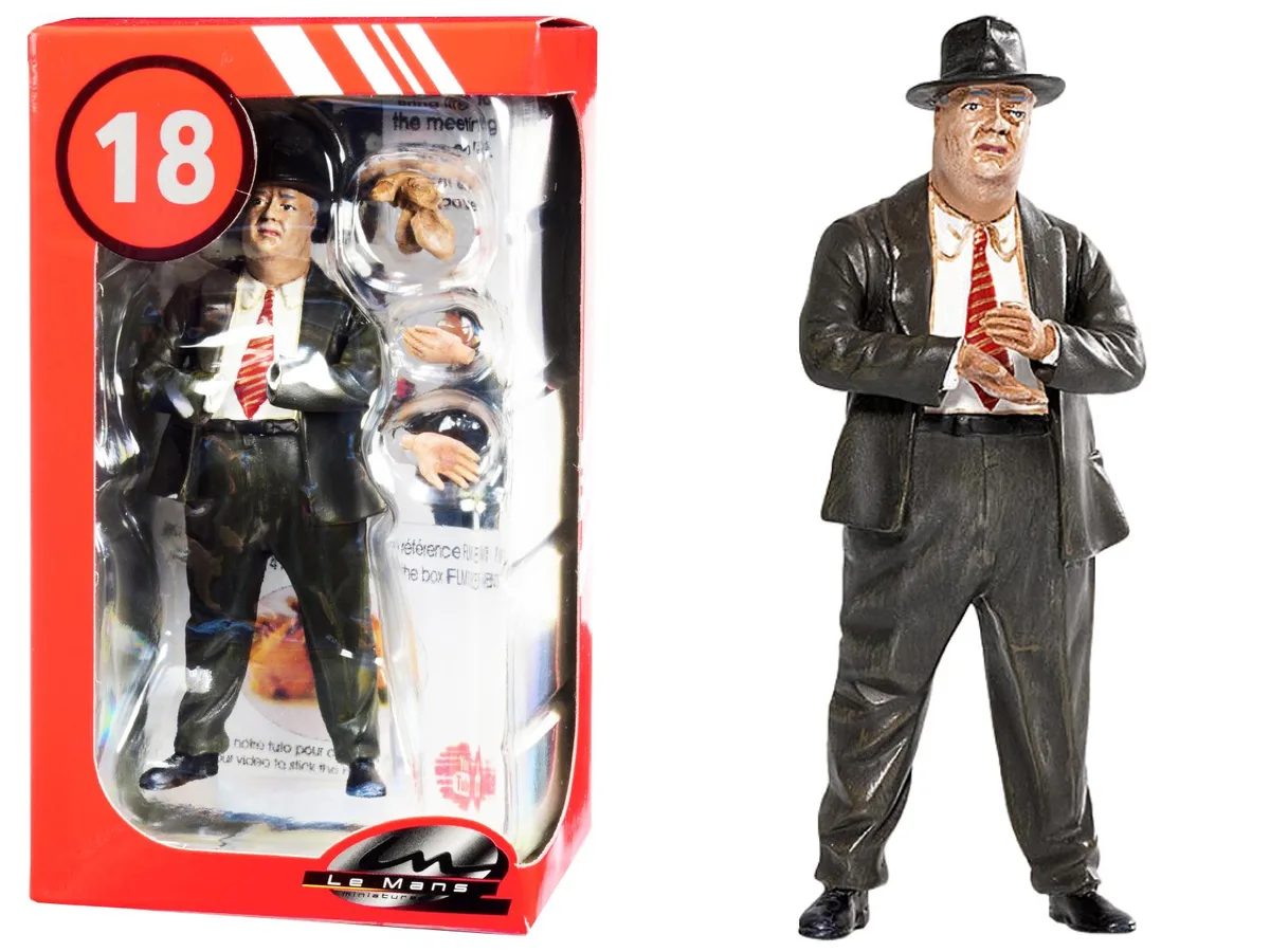 Le Mans Miniatures Le Mans Miniatures 1950s Alfred Neubauer Figurine with 4 Hands 1/18 Scale — product photo