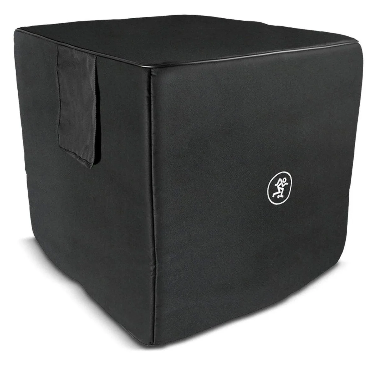 Black nylon slip cover for Thump118S subwoofer with white Mackie logo and handle openings