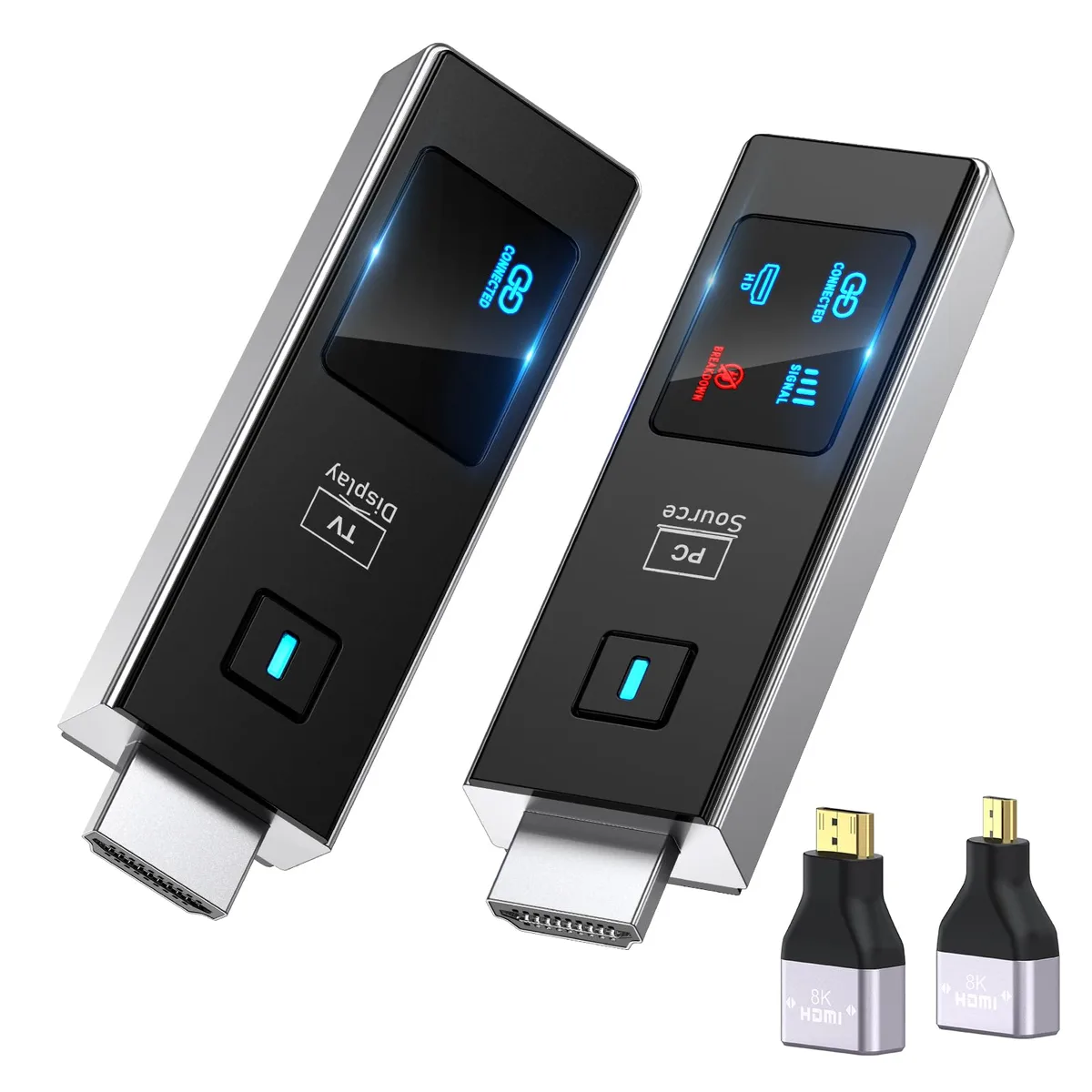 HSJINHONG Wireless HDMI Receiver 360FT 1080P 60Hz 2.4+5.8G — product photo