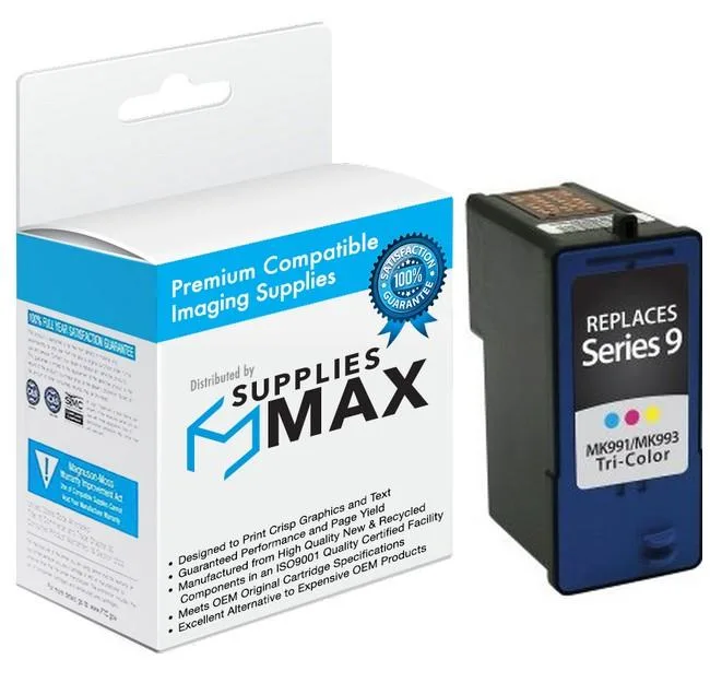SuppliesMax SuppliesMax Dell MK993 Color Inkjet Cartridge — product photo