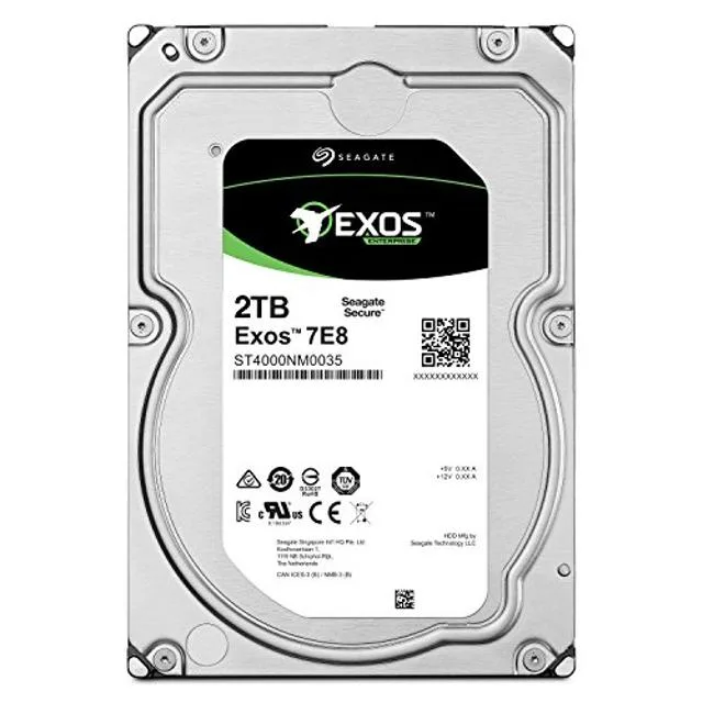 Seagate Seagate ST2000NM0055 2TB 7200RPM 128MB 3.5" SATA Enterprise internal hard drive — product photo