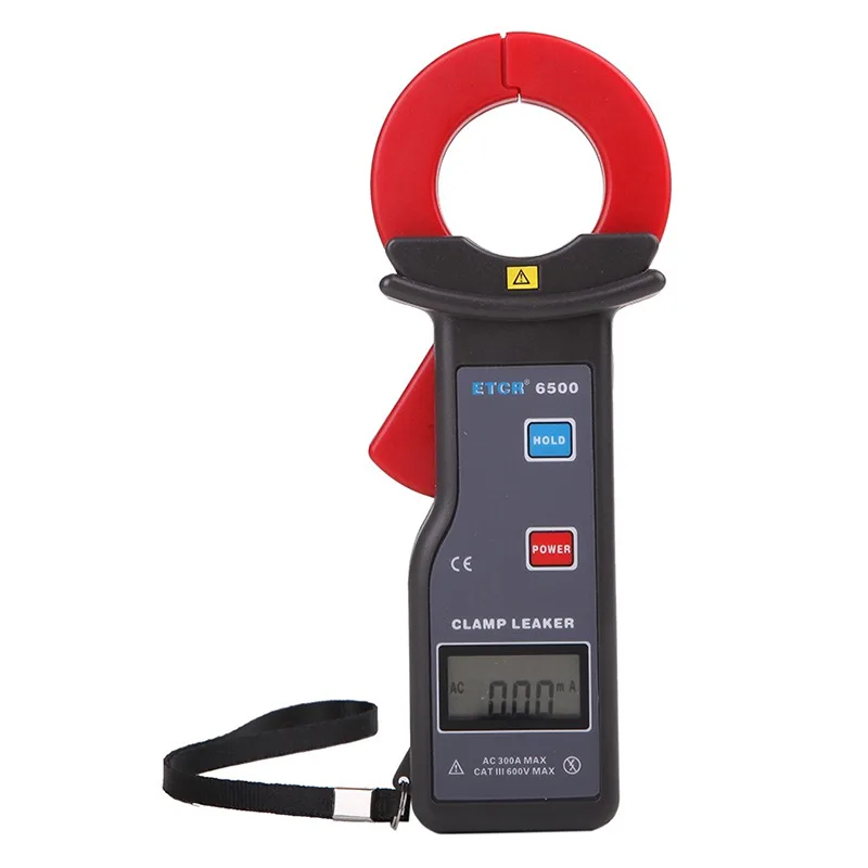 ETCR ETCR ETCR6500 Clamp Leakage Current Meter 0.00mA~300.0A 35x40mm CT — product photo