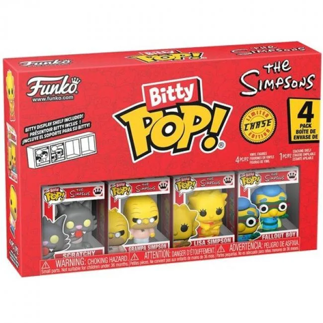 Funko Funko Bitty POP! The Simpsons Scratchy 4-Pack Game 85710 — product photo