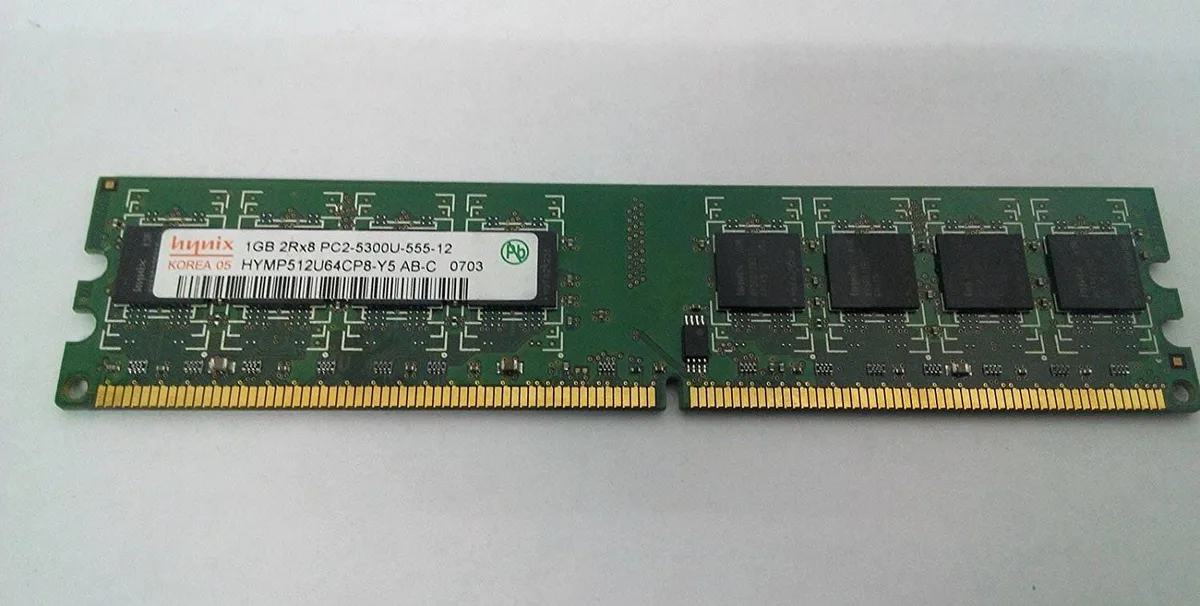 SK hynix SK hynix 1GB DDR2 667MHz PC2-5300 HYMP512U64CP8-Y5 — product photo