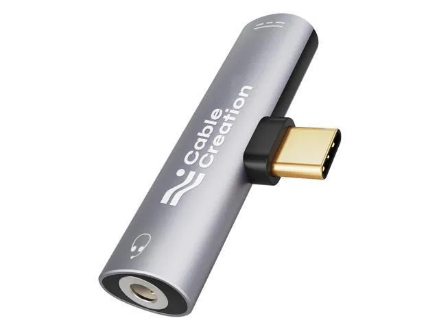 LORDWORLD LORDWORLD USB-C to 3.5mm Audio &amp; PD Charging Adapter 60W — product photo