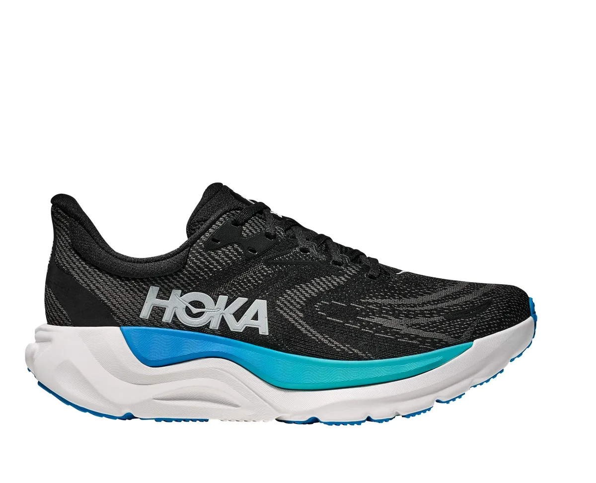HOKA HOKA Arahi 8 shoe Black/Skyward Blue 9.5 — product photo